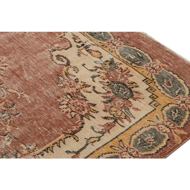 1960s Rug & Kilim’s French Savonnerie Inspired Vintage Zeki Muren Rug For Sale In New York - Image 6 of 7