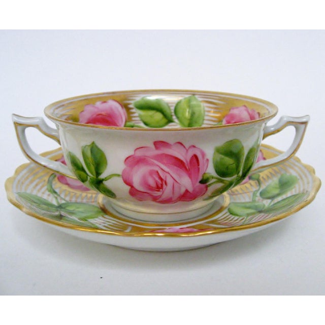 Antique Consommé Cups W/ Saucers, 12 Pieces Chairish