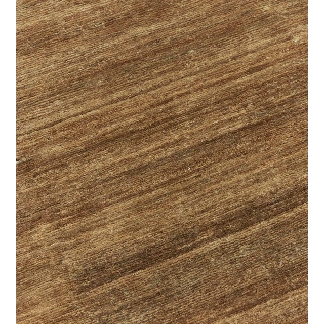 MANSOUR Handwoven Soft Hemp Rug For Sale - Image 4 of 8