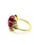 Bochic "Orient" Vintage African Ruby & Diamond Ring Set In 18K Yellow Gold For Sale - Image 9 of 18