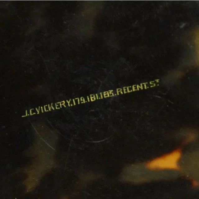 19th Century Edwardian Faux Tortoiseshell Small Container by J.C. Vickery, 1890s For Sale - Image 10 of 11