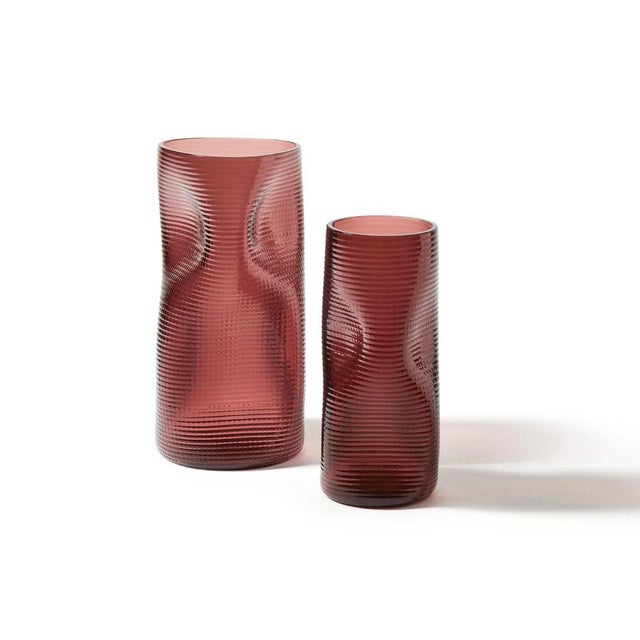 Coral Vase in Hand-Blown Venetian Glass from Cassina For Sale - Image 6 of 11