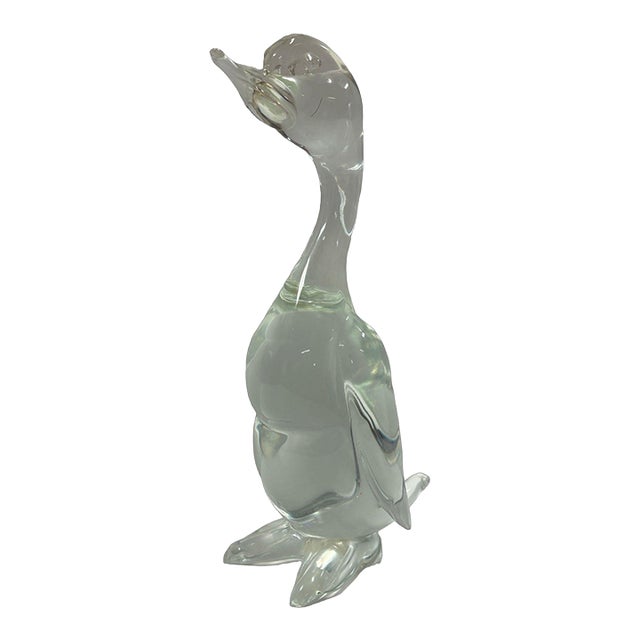 Vintage Murano Glass Duck For Sale