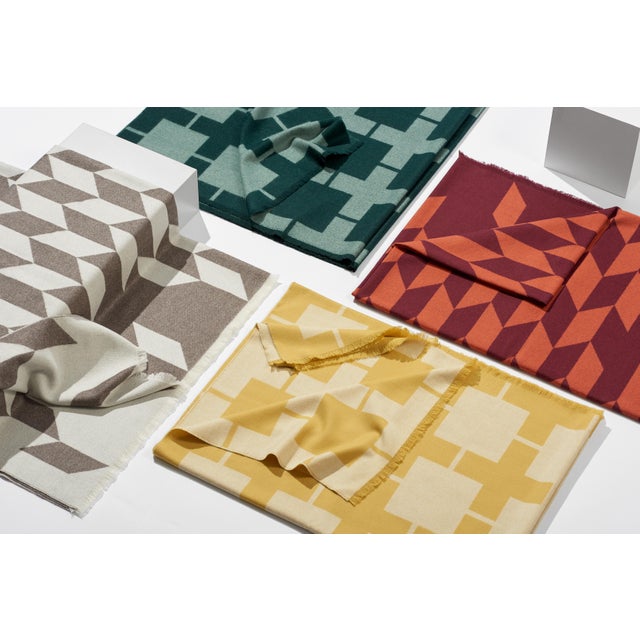 Burnt Leaves Deep Splendor Blanket by Catharina Mende For Sale - Image 4 of 5