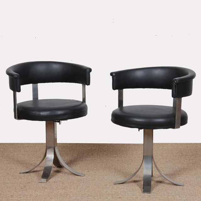 Animal Skin Chairs attributed to Osvaldo Borsani, 1970s, Set of 2 For Sale - Image 7 of 7