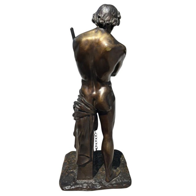 Jean-Jacques Feuchère, Sculpture Depicting Spartacus, 1800s, Bronze For Sale - Image 3 of 10