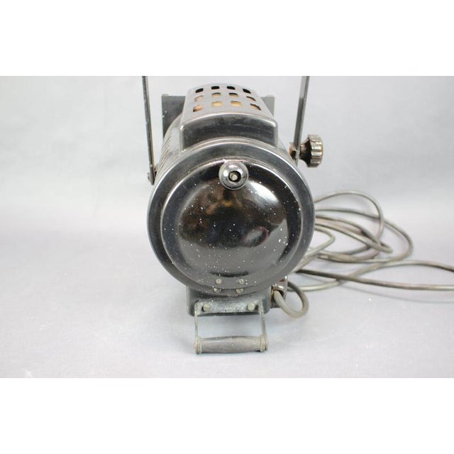 Metal Vintage Czechoslovakian Theater Spotlight from Episkop, 1960 For Sale - Image 7 of 16