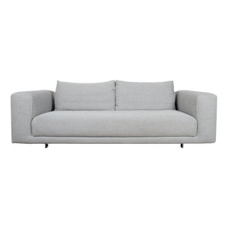 Moss 3-Seater Sofa in Gray Fabric from Cor For Sale