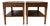 Vintage Hekman Neoclassical Style Wood End Tables With Drawers – A Pair For Sale