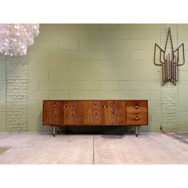 Bauhaus Sideboard in Natural Wenge Wood by Hans Jürgenliemk, 1961 For Sale - Image 12 of 12