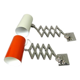 Scissor Lights from Hala Hannoversche Lampenfabrik, 1960s, Set of 2 For Sale