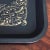 Metal Late 20th Century Black & Gold Tole Tray For Sale - Image 7 of 11