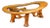 California Craftsman Freeform Cocktail Table by Craig Lauterbach, 1980, Signed For Sale
