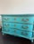 French French Louis XIV Style Turquoise Chest of Drawers Attributed to Moissonnier For Sale - Image 3 of 6