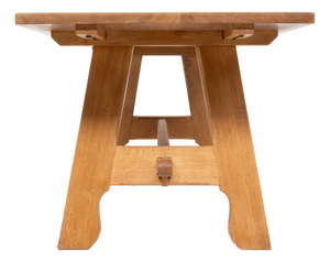 French Oak Dining Table, 1950s