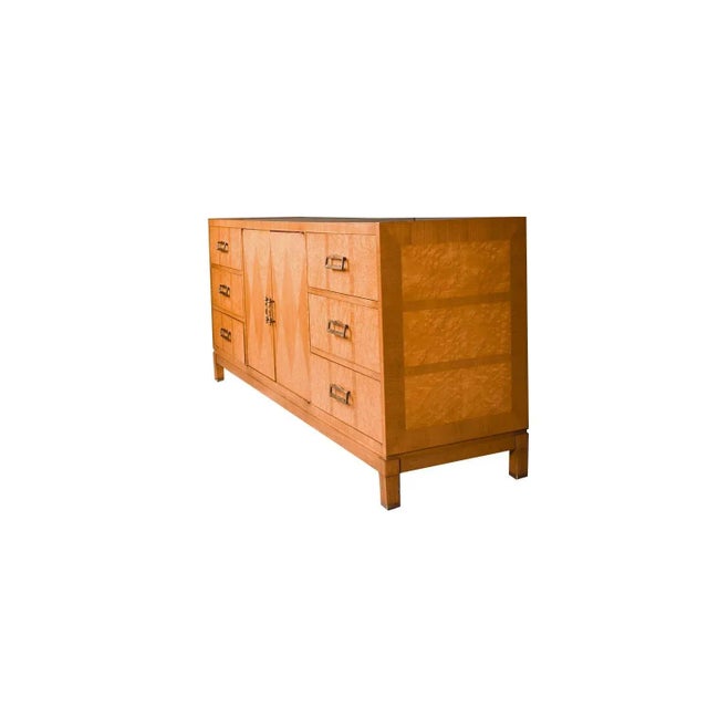 1960s Mid-Century Modern Diamond Front Dresser For Sale - Image 4 of 12