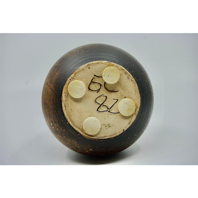 Brutalist German Vase by Gerhard Liebenthron, 1982 For Sale - Image 6 of 7