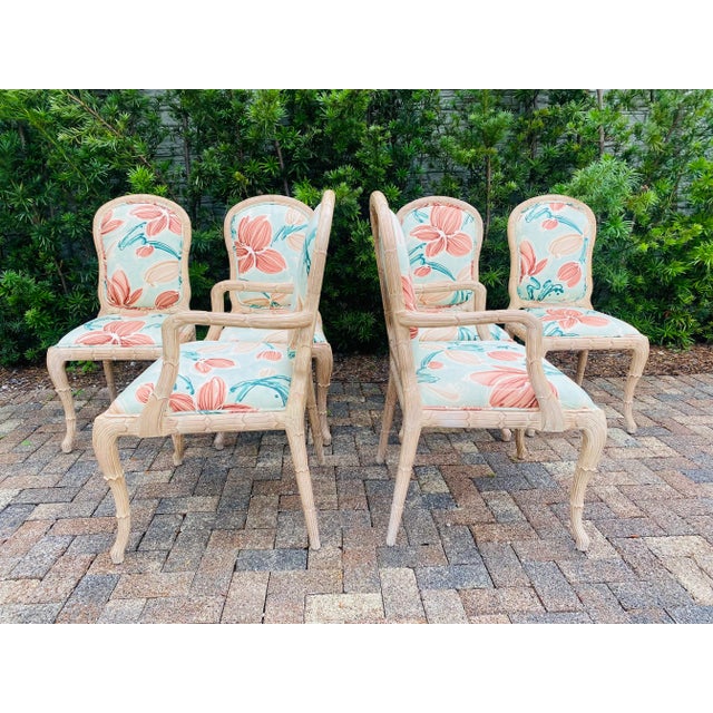 Late 20th Century Serge Roche Style Dining Chairs-Set of 6 For Sale - Image 5 of 12