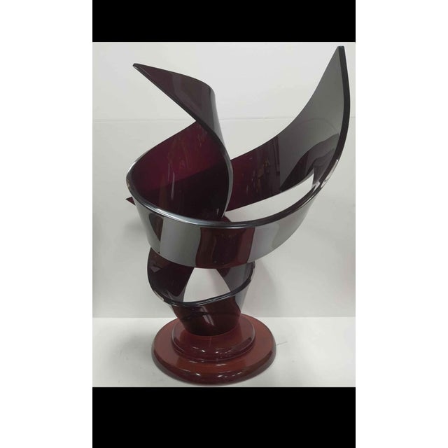 Plastic Late 20th Century Original Abstract Sculpture Shlomi Haziza For Sale - Image 7 of 7