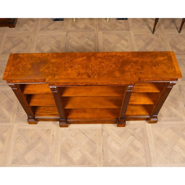 Burled Penhurst Bookcase For Sale - Image 6 of 13