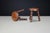 Brown French Beech Stools in the style of Charles Dudouyt, 1940s, Set of 2 For Sale - Image 8 of 9