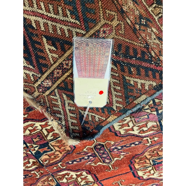 1900s Antique Bochara Rug For Sale - Image 4 of 5