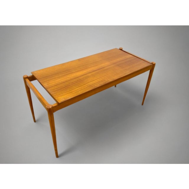 Czech Mahogany Coffee Table from Dřevotvar Jablonné Nad Orlicí, 1970s For Sale - Image 6 of 10