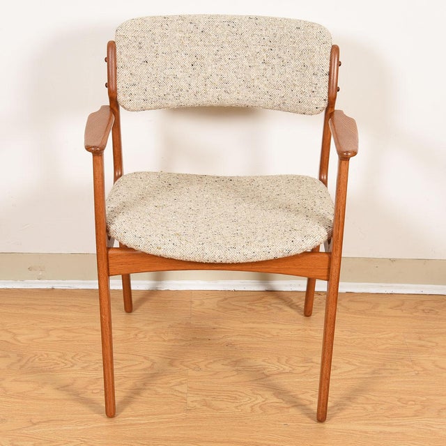 Set of 6 Teak Dining Chairs by Erik Buch | Chairish