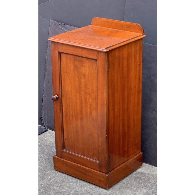Early 20th Century English Nightstand or Bedside Table of Mahogany For Sale - Image 5 of 13