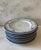 Vintage Mikasa Cera Stone Small Plates in the Newport Pattern - Set of 7 For Sale In Austin - Image 6 of 10