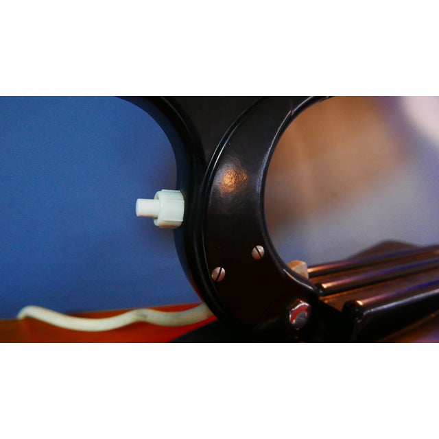 Mid-Century Modern Bakelit Sollux Streamline Table Lamp from Hanau, 1950s For Sale - Image 3 of 11