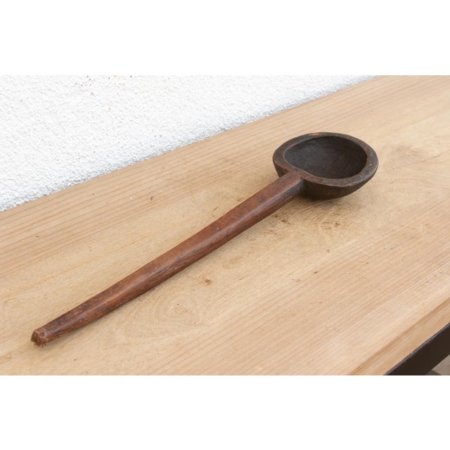 19th Century Village Rustic Wood Pot Stirrer For Sale - Image 5 of 7