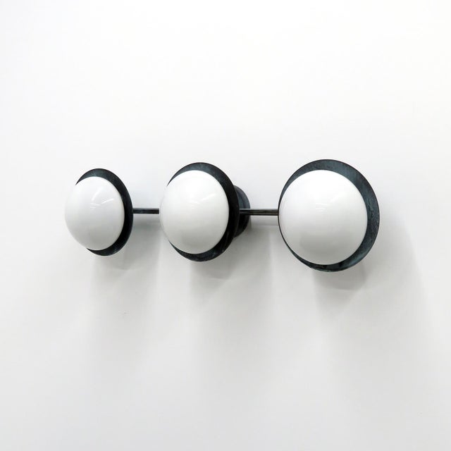 Wonderful outdoor wall/ceiling light designed by Gallery L7, handcrafted and finished in Los Angeles from American brass,...