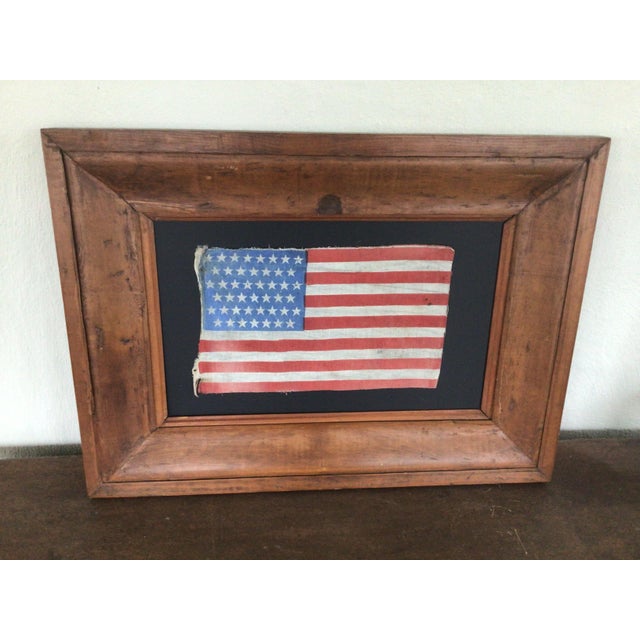 American 45 Star American Flag 1896- 1907 for Utah Spanish American War #101 For Sale - Image 3 of 4