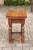 Italian 1870s Walnut Side Table with Dentil Molding, Drawer and Turned Base For Sale - Image 10 of 11