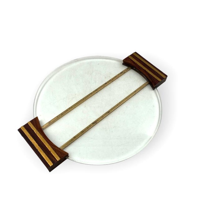 Art Deco Glass Tray, France, 1930s For Sale - Image 14 of 18