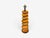 Wood 1960s American Modern, Large Table Lamp, Orange Ceramic, Walnut For Sale - Image 7 of 9