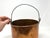 Copper Antique Copper Bucket With Bale Handle, Fireplace Accessory, Rustic Planter For Sale - Image 8 of 11