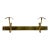 Vintage Brass Double Wall Hook For Sale