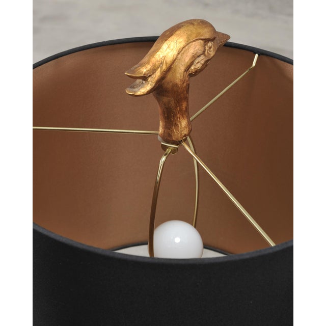 Gilt Resin and Lucite Ibis Table Lamps by Cyan Design - a Pair For Sale - Image 10 of 18