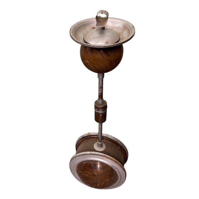 1920s Art Deco Self Leveling "Rollodor" Rolling Ashtray Stand by Belmet Products For Sale In Los Angeles - Image 6 of 9