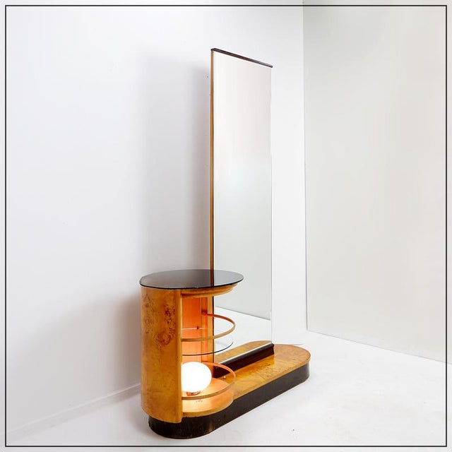Dressing Table with Mirror by Jindrich Halabala for Up Zavody, 1930s For Sale - Image 16 of 16