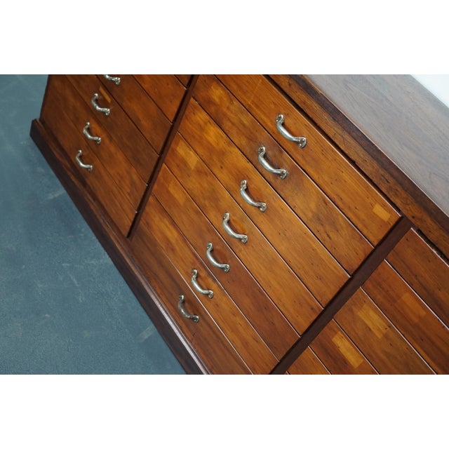 British Mahogany Apothecary Cabinet, 1930s For Sale - Image 15 of 18