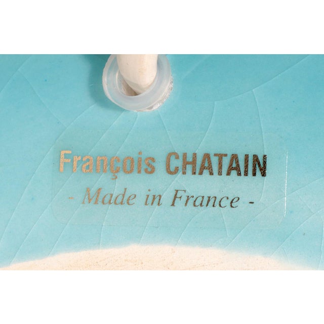 France Pebble Table Lamp by François Chatain, 1980s For Sale - Image 10 of 15