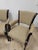 1970 Set of 4 Baker Ebonized Neoclassical Chairs For Sale - Image 9 of 13