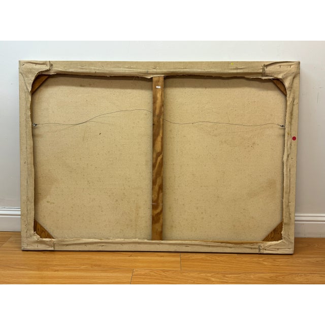 Large Scale Abstract Encaustic/Oil Painting For Sale - Image 4 of 4