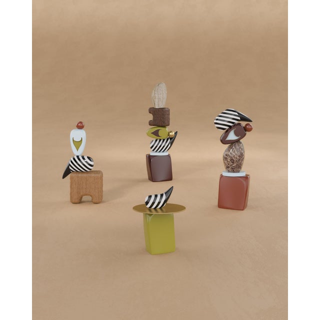 Brown Echoes I Totem by Malabar For Sale - Image 8 of 16