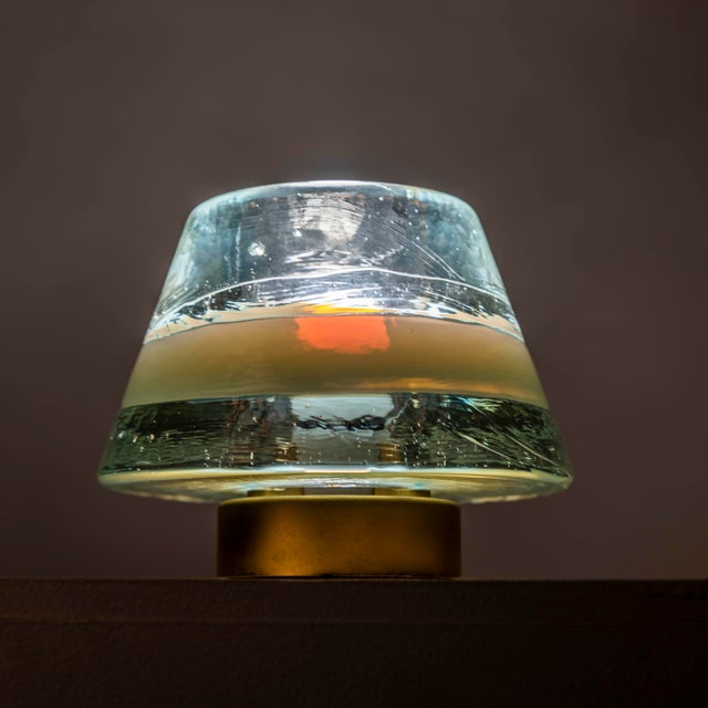 Murano Glass and Bronze Table Lamp by Renato Toso and Roberto Pamio, 1970s For Sale - Image 16 of 18