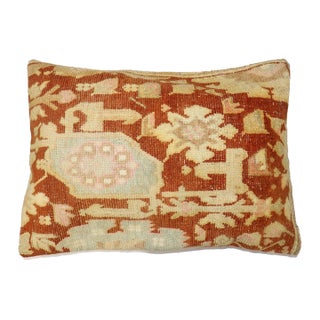 Brown Indian Large Rug pillow rug no. p4703 For Sale