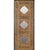 Dimensions: 20" W X 2" D X 61" H Features: • 100% solid wood wall panel • Hand carved by expert artisans • Mango wood...